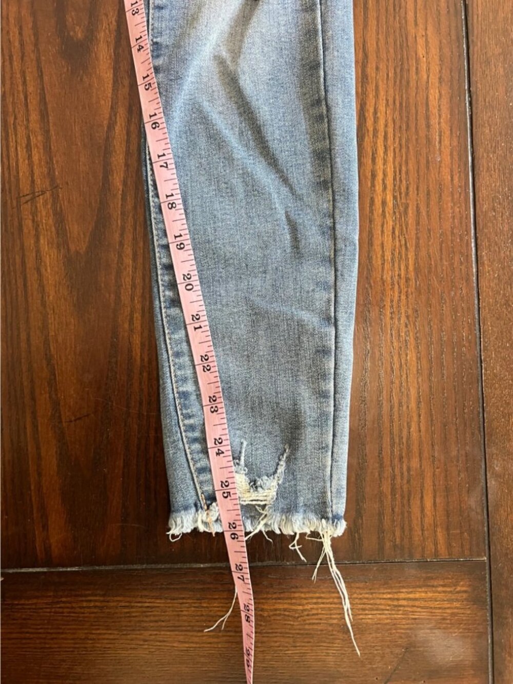 Aeropostale Distressed Ankle Legging Denim Jeans 0 Skinny Jeggings Ripped High R - Picture 11 of 11